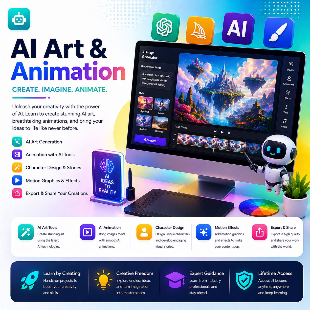 AI Art & Animation course preview